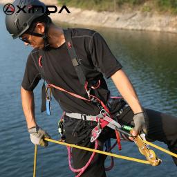 Xinda camping meia cinto de segurança escalada ao ar livre expandir o treinamento meio corpo arnês suprimentos de proteção equipamentos de sobrevivência - Image 5