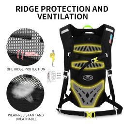 6l saco de ciclismo de homens e mulheres para ciclismo mochila de bicicleta impermeável e respirável, saco de água de bicicleta, capacete de bicicleta - Image 4