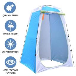 Portátil Pop Up Privacy Tent, Camping Shower Tent, Vestial, Acampamento WC, Abrigo de chuva para acampamento ao ar livre, Praia - Image 1