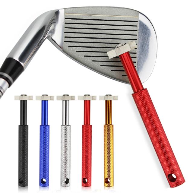Afiador de Ranhuras para Tacos de Golfe com 6 Cortadores e Lâmina Limpadora - Ferramenta Ideal para Manutenção de Equipamentos de Golfe