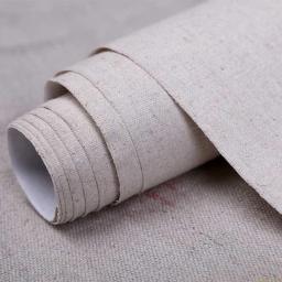 Tela para pintura a óleo de alta qualidade, suprimentos para arte de linho em branco para artista 5m e 1 rolo - Image 2