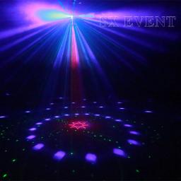 Iluminação para festa, mini luz de led para dj, derby + laser + estroboscópio, dmx, efeito combinado, discoteca, festa de casamento, palco, luzes dj usadas - Image 4