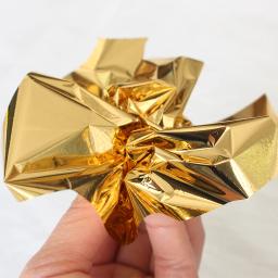 Papel folha de ouro 13x500 cm b, folhas de ouro em arte e artesanato, mobília, decoração de unhas, pintura, papel dourado em dourado - Image 1