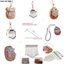 Mini Kalimba Dedo Polegar Piano, Teclado requintado, Instrumentos Musicais, Bom Acessório, Presente Pingente, 8 Chaves - Image 1