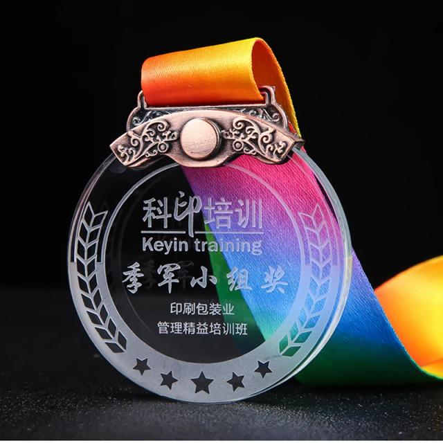 Medalha de Cristal Personalizada para Gradução - Troféu de Vidro como Presente Especial e Lembrança DIY