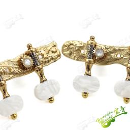 Cabeças de afinação de guitarra clássica, cabeças de máquina, dragão phoenix, alívio esculpido, cobre puro, sintonizadores de concha 3l3r, acessórios de guitarra - Image 4