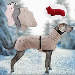 Roupas para cães grandes de inverno quente Jaqueta Pet de alta qualidade Casaco para cães médios e grandes Roupas Boutique de Galgo, Roupas Weimaraner - Image 1