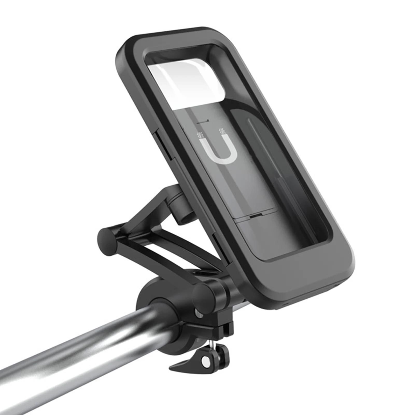 Suporte para telefone em bicicleta, leve, abs, à prova d'água, suporte para telefone em bicicleta, apoio para smartphone, guidão - Image 1