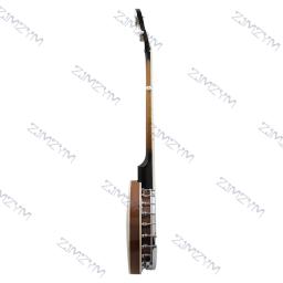 Banjo tradicional ukulele com 5 cordas, banjouke, instrumentos de cordas, concerto, banjo uke, ukulele para instrumentos musicais de corda - Image 5