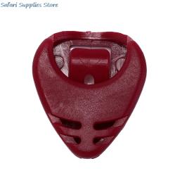Conjunto 6pcs suporte para guitarra, acessórios de plástico com formato de coração caixa de palheta cor aleatória - Image 6