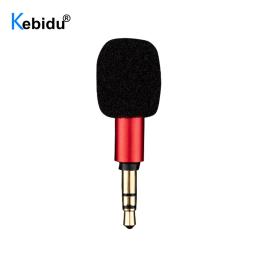 Kebidu-Microfone Em Linha Pequeno, Portátil, Mini, Omni-Direcional, Placa de Som, Gravador, Celular, Smartphone, Android Phone, 3,5mm - Image 1