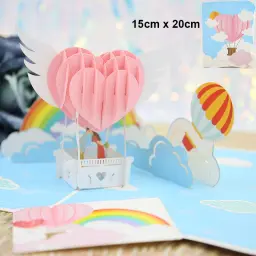 3D Pop Up Love Card para esposa e namorada, Obrigado Cartões, Presente para o Dia dos Namorados, Aniversário, Casamento, Convite, Saudação - Image 4