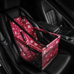 Porta-cesta de pvc para transporte de pets, assento para cães e gatos, bolsa dobrável à prova d'água para viagem - Image 3