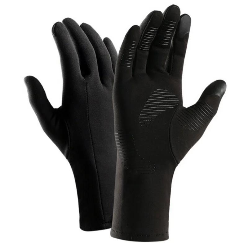 Inverno ao ar livre quente luvas de esqui à prova de vento touchscreen unisex bicicleta escalada esportes ao ar livre poliéster mãos protetor - Image 1