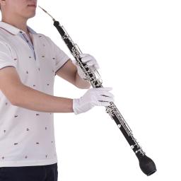 Profissional Inglês Horn Alto Oboe, F Key, corpo de madeira sintética, prateado Chaves, instrumento de sopro, Reed Caso Acessórios - Image 1