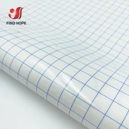 Folha de fita de papel de transferência de vinil adesivo/rolo transparente com grade de alinhamento mid tack sinal adesivo de vinil corte artesanato decalques diy - Image 6
