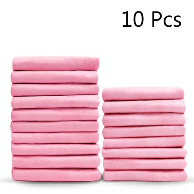 Almofadas Descartáveis Super Absorventes para Fraldas de Cão - Pacote com 10 Unidades