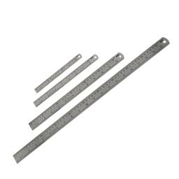 Ferramenta de medição métrica da precisão da régua 15cm/20cm/30cm/50cm de aço inoxidável dobro lado reto do centímetro da régua da escala das polegadas - Image 1