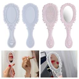 Molde de silicone de cristal para fazer jóias DIY, resina epóxi, oval, maquiagem, pente, UV, fundição - Image 1