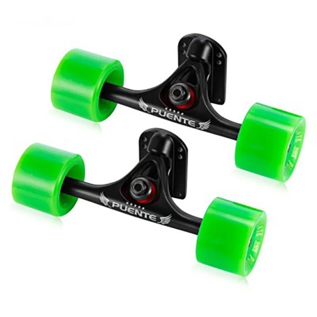 Pro Longboard Truck Liga de Alumínio 70mm Rodas Grandes Peças de Skate