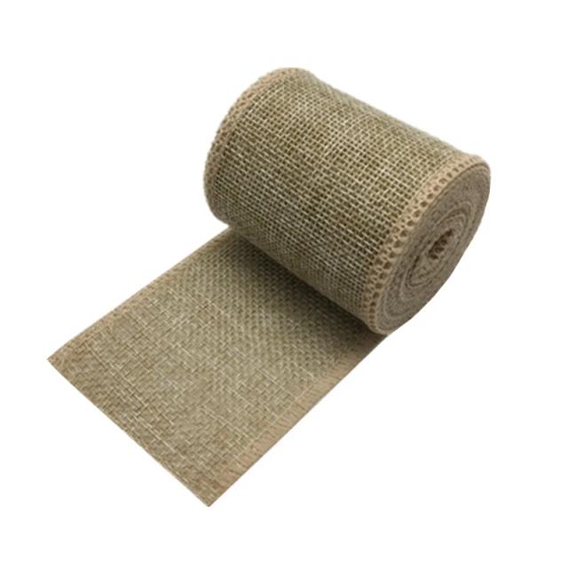 Fita de Serapilheira de Juta Natural em 4 Cores para Decoração Rústica de Casa, Casamentos, Festas e Presentes DIY