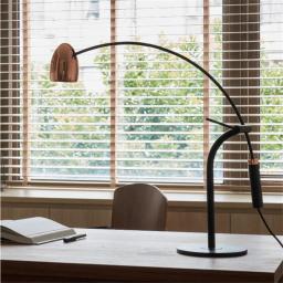 Luminária de mesa com braço longo ajustável, design nórdico, base de mármore, ouro rosa, abajur, luz para escritório de estudo, luminárias led - Image 6