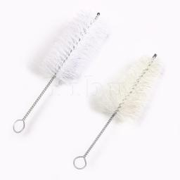 Yibuy kit de cuidados de limpeza de trompete, pincel de boca escova de serpente válvula escova de revestimento - Image 3