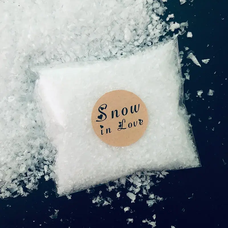 10 pçs falso confetes de neve decoração de casamento de natal biodegradável confetes de casamento de inverno jogando confetes - Image 1