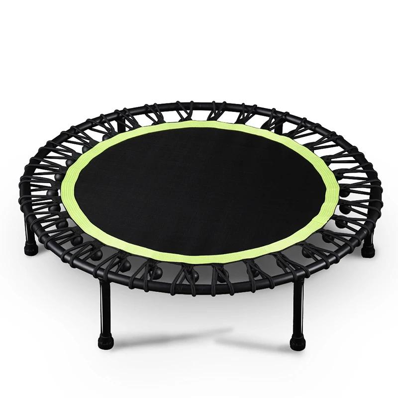 Trampolim Mini Jumping Fitness para Adultos - Equipamento de Exercício Indoor com Elástico Bungee de 40"
