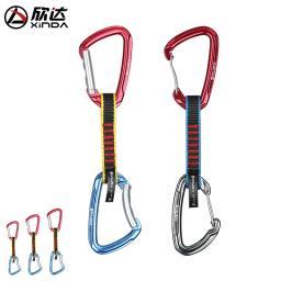 Xinda-extensor de segurança profissional 22kn, alta qualidade, mosquetão, equipamento de proteção para escalada, montanhismo, ambiente externo - Image 1