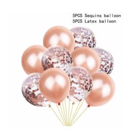 10 pçs/lote 12 polegada cores metálicas balões de látex confetes balões de ar inflável bola para festa de casamento aniversário suprimentos baloon - Image 3
