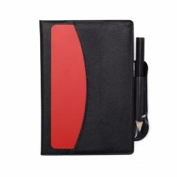 Futebol árbitro vermelho amarelo cartão lápis esportes personalizado esporte jogo folha de futebol conjunto caderno nota - Image 2