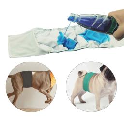 Envoltórios de cães masculinos de alta absorção, fraldas laváveis para cães, incontinência e treinamento para animais, Premium - Image 4