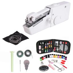 Máquina de costura manual portátil, para artesanato, costura rápida, sem fio, para roupas, tecido, ferramenta de bolso eletrônica - Image 1