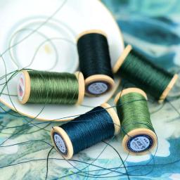 Linha Bordada Tecida à Mão, Linha Borlas, 3 Vertentes, Fibra de Poliéster, Preto e Verde, Alta Resistência, 0,3mm, 50m - Image 6