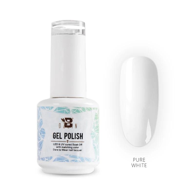 BOZLIN-Verniz Gel Super Brilhante, Base Top Coat, Soak Off, LED, UV, Nails Art Tools, Laca, 1 Garrafa, 15ml - Image 1