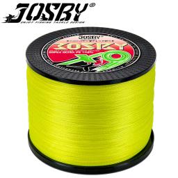 Josby 9 fios 100/300/500m/1000m x9 tece 22lb-100lb pe 9 linha de pesca trançada para pesca de água salgada no mar - Image 1