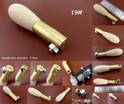 Conjunto de agulhas de costura profissional, 17 peças, artesanato, sapateira, linha de costura, agulha de gancho, cortador de faca + cabo - Image 4