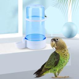 Pássaro bebedor de água recipiente alimentador automático birdcage garrafa de água transparente pássaro potável fonte dispensador papagaio pet wate - Image 3