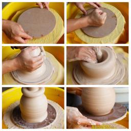 Placa De Densidade Circular para Arte De Cerâmica, Placa De Apoio, Fibra De Madeira, Cerâmica Em Branco, Placa De Secagem, Bandeja De Escultura De Argila, Ferramentas DIY - Image 6