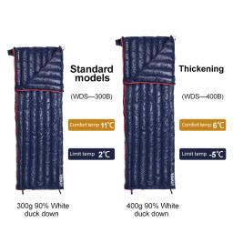 Widesea Camping Ultraleve Sleeping Bag Down Impermeável Lazy Bag Compressão De Armazenamento Portátil Slumber Bag Viagem Sundries Bag - Image 2