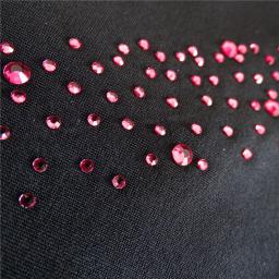 Calças compridas de patinação no gelo para adultos e crianças, calças de patinação artística personalizadas velo quente strass brilhante desempenho de competição - Image 5