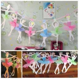 Dança Ballet Pendurado Bunting, Linda Menina, Jardim De Infância Decoração - Image 6