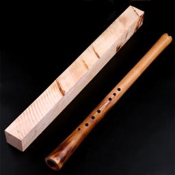Flauta xiao curta de madeira sólida, instrumento musical profissional portátil xiao 6 e 8 buracos, chave a/bb/c - Image 5