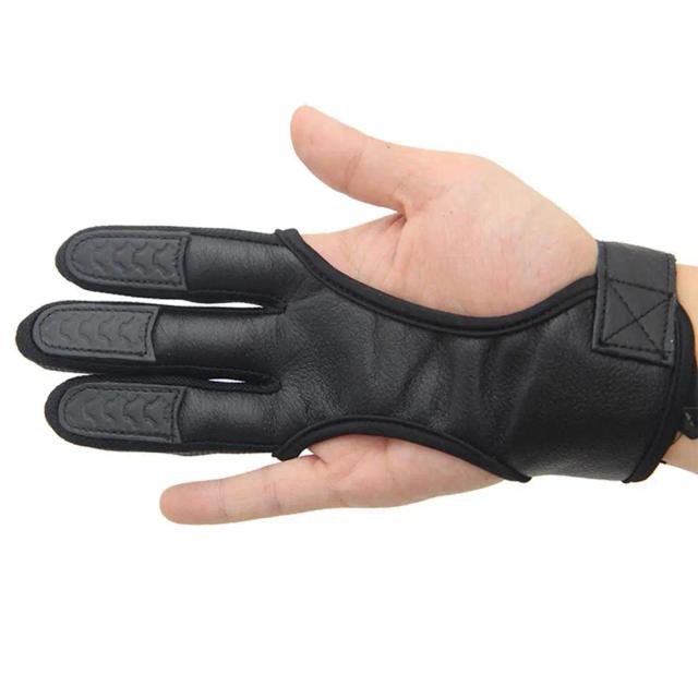 Luva de Alta Elasticidade para Proteção das Mãos em Tiro com Arco - Acessório Ideal para Arco Recurvo e Composto (Universal para Mão Direita e Esquerda)