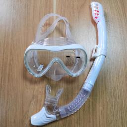 Dry Snorkel Mergulho Máscara Set, Anti-vazamento, Anti-Fog, Vidro Temperado, Lente, Ajustável, Mergulho, Kit de Natação - Image 6
