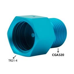 Tanque de paintball co2 cga 320 adaptador cilindro paintball regulador converte - Image 3