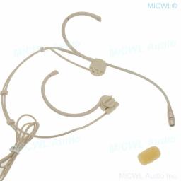Melhor som fone de ouvido microfone para sennheiser hsp2 shure mipro akg sem fio bege cabeça cardióide microfones micwl cm90 - Image 3