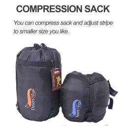 Deserto & raposa grande saco de dormir para adultos 1pc inverno tipo envelope quente sacos de dormir cobertor para acampamento caminhadas turismo 220x85cm - Image 6