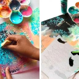 Estêncil para pintura de parede em a4, estêncil para decoração de flores e carimbos de parede - Image 4